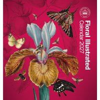 Royal Botanic Gardens Kew Floral Illustrated 2027 Easel Desk Calendar