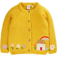 Frugi Colby Bumblebee Cardigan - Yellow