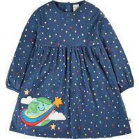 Frugi Dolcie Earth & Stars Dress - Navy