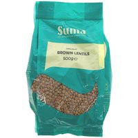 Suma Prepacks Organic Brown Lentils - 500g