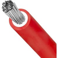 Câble solaire H1Z2Z2-K en cuivre pour installations photovoltaïques 1x6mm² Rouge - 50m