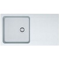 Evier ORION OID611-94 Blanc Artic (sous meuble 60cm) 940x510x190mm