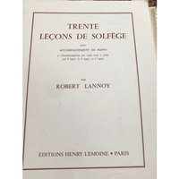 Lannoy R Leeons 3 Cles 30 Avec Accompagnement