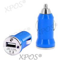 Pack De 1 Apple Iphone 4s Blanc (16 Go) : Chargeur Voiture Adaptateur Allume Cigare Usb Bleu Pour Apple Iphone 4s Blanc (16 Go) Newc®