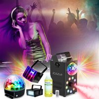 Pack Lumières IBIZA LIGHT - Ensemble Jeux Lumières Stroboscope Astro Derby