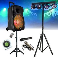 Pack Karaoké Enceinte Autonome 600W BOOST-MOBILE12-SET