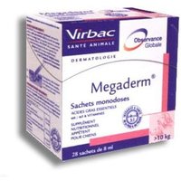 Megaderm Monodose Compléments Alimentaires Allergies Pour Chiens Petits Et Chats 28 Sachets De 4 Ml
