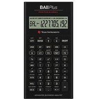 Texas Instruments BAII PLUS PROFESSIONAL - Calculatrice financière - 10 chiffres - pile