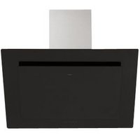"Novy Vision 7830 - Hotte - hotte décorative - largeur : 89.8 cm - profondeur : 42.6 cm - evacuation - verre noir"
