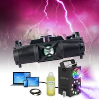Pack PARTY-FALCON - Enceinte HIFI Bluetooth LED USB SD
