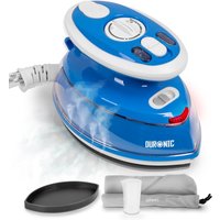 Duronic SI3 BE Fer à repasser à vapeur de voyage 400W Léger et compact 495 g Idéal pour les déplacements Convient pour crafts et patchworks