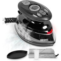Duronic SI3 BK Fer à repasser à vapeur de voyage 400W Léger et compact 495 g Idéal pour les déplacements Convient pour crafts et patchworks