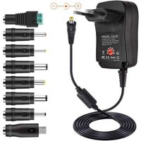 Adaptateur Secteur Convertisseur 35w 3,5a 3v/4.5v/5v/6v/7.5v/9v/12v, 7 Types D'embout Pour Téléphones Numériques Cdma -Visiodirect-