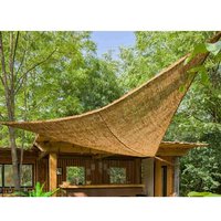 Ombrière Naturelle En Fibres De Coco Triangulaire 3,50 M - Jardiline