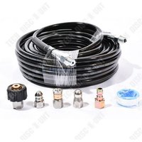 TD® Tuyau de nettoyage 20 m adapté à 200 bar adapté pour Kärcher K et HD tuyau de vidange de nettoyage de tuyau de lavage de voitur