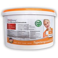 Peinture sous-couche PROFHOME Apprêt spécial pour tapisser pour préparer les murs intérieurs blanc 10 L rend. Max 100 m2