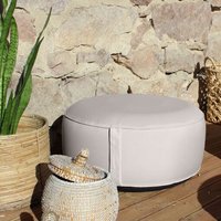 Pouf Gonflable Déperlant 55x25 Cm - Naturel Naturel