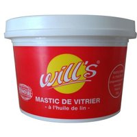 Mastic de vitrier DELZONGLE - Beige naturel - Pot 1 Kg - 73403010