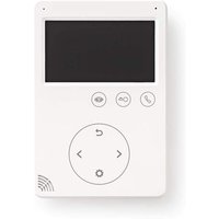 Nedis DOORP15CWT Moniteur Vidéo de Porte 4,3" Fonction de Déverrouillage Blanc