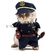 Costume Pour Chat Et Petit Chien Agent De Police Deguisement Vetement