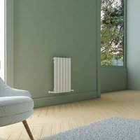 Carisa Plata Radiateur Horizontal Double-Éco-énergétique, Design Moderne, Blanc, 60 x 42 cm