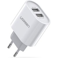 Ugreen Chargeur Secteur Usb 2 Ports Chargeur De Bureau Adaptateur Chargeur Mural Usb Universel 17w Compatible Avec Iphone Ipad Sa