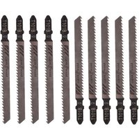 Lames De Scie Sauteuse 4 Pouces Hcs, M¿¿tal T101B, Lames De Coupe, Tige En T Pour Bois Dur, Outils De Coupe De Courbe, 100Mm, 10 Pi¿¿ces