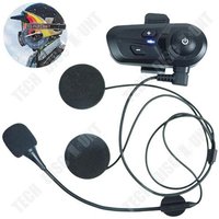 TD® Interphone pour casque équipement de communication pour moto casque intégral casque Bluetooth intelligent et étanche