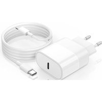 Chargeur Charge Rapide 25w + Câble 2 Mètres Usb C Lightning Compatible Iphone 14