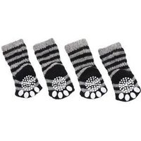 Chaussettes 4pcs/Set Xs Noir/Gris