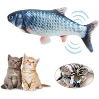 Electrique Usb Charge Simulation Poisson Chat Jouet Drôle Interactif Animaux Chats Cataire Jouets Pour Chat Kitty Chaton-Parfait Pour Mordre Mâcher