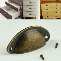 Placard de cuisine de haute qualité Porte d'armoire meuble à tasses meubles Antique poignée de traction de coquille