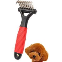 Peigne D'épilation Pour Chiens Chats Brosse De Démaquillage Outil De Toilettage Pour Cheveux Longs Matés