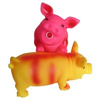 Bon66 Jouet Cochon Interactif Pour Chiens Joli Jouet Grinçant Pour Chiens En Forme De Cochon Jouets De Jeu Pour Chiots Dentition Entraînement Couleur