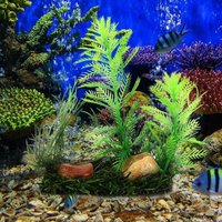 Xm Décoration De Réservoir De Poissons Simulation De Gazon D'herbe D'eau Fausse Plantes Sous-Marine Artificielles En Plastique Décorations D'aquarium