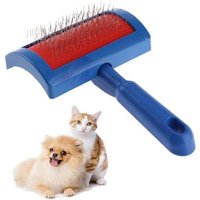 Xm Peigne En Acier Pour Chien Chiot Chat Toilettage Peigne Pour Chien Brosse À Aiguille Outil De Nettoyage Rapide