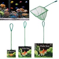 Xm Filet D'aquarium Portable À Poissons Crevettes Filet De Pêche À Mailles Rapides Outil À Long Manche