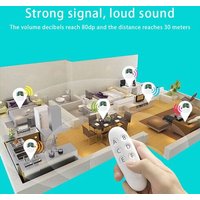 Xm 6 Récepteurs Mini Chercheur De Clé Intelligent Anti Perte Dispositif Localisateur Traqueur Étiquette Alarme Tracker Localisateur Pour Enfants
