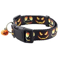Xm Halloween Série Chien Cloche Collier Fournitures Pour Animaux De Compagnie Mignon Réglable Collier De Chien De Compagnie Petits Grands Chiens Décor