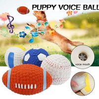 Xm Chiot Balle Jouet Pour Animaux De Compagnie Balle Vocale Grand Chien Jouet Lancer Jouer Formation/Football/Football/Tennis/Balle De Volley