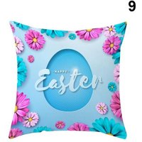Xui Housse De Coussin En Velours De Pâques Motif D'¿Ufs De Lapin, Décor De Canapé De Pâques Heureux, J2y