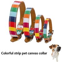 Xui Collier Pour Chien Chat 1 Pièce Fournitures Ajustables Colorées Pour Fête J2y
