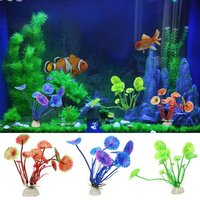 10 Pièces/Ensemble Aquarium Sous-Marin Fleur Herbe Artificielle Aquatique Plante Aquarium Décoration Ornement 12cm