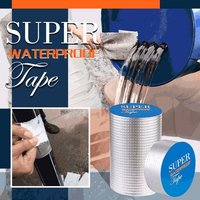 Ruban adh¿¿sif en butyle, ¿¿tanche, r¿¿sistant aux hautes temp¿¿ratures, feuille d'aluminium autocollante pour r¿¿paration de fuites sur le toit