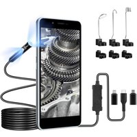 Caméra Canalisation Endoscope à Double Objectif