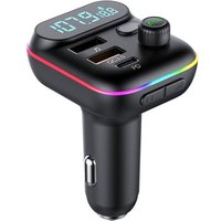 T70 Voiture Bluetooth Lecteur Mp3 Transmetteur Fm Universel Usb Chargeur Voiture Fournitures