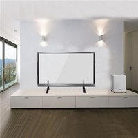 2 Pièces Support de TV Support de Base Universel LCD TV Support de Télévision Support de Table Multifonctionnel Pratique Pieds de Meuble