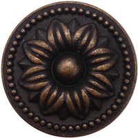 10 PièCes, PoignéE Vintage Antique Vintage avec Boutons Ronds à Motifs, UtiliséE pour les Meubles, les Portes de Cuisine et les Armoires