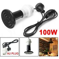 100w Reptile Couveuse Incubateur Infrarouge Émetteur Lumière En Céramique Lampe Chauffante Pour Animaux De Compagnie Produits De Réchauffement