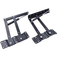 Mécanisme de table basse, 2 pièces, tampon hydraulique, charnières d'armoire à fermeture douce, accessoires de quincaillerie de meubles cachés